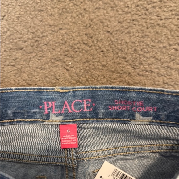 The Children's Place Star Print Denim Shorts - Picture 3 of 7